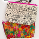 Natural Life Reversible - Recycled Zipper Pouch
