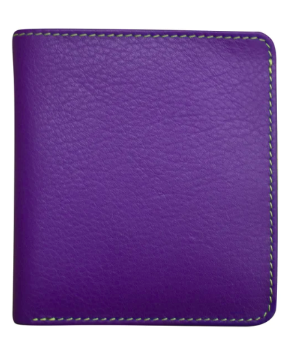 Intercontinental Leather Bi Fold Mini Wallet RFB