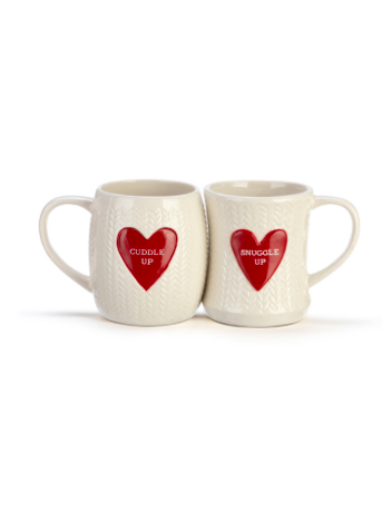 Demdaco Cuddle Snuggle Knit Mugs