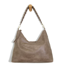Joy Susan Selene Slouchy Hobo Bag W/Braided Handle