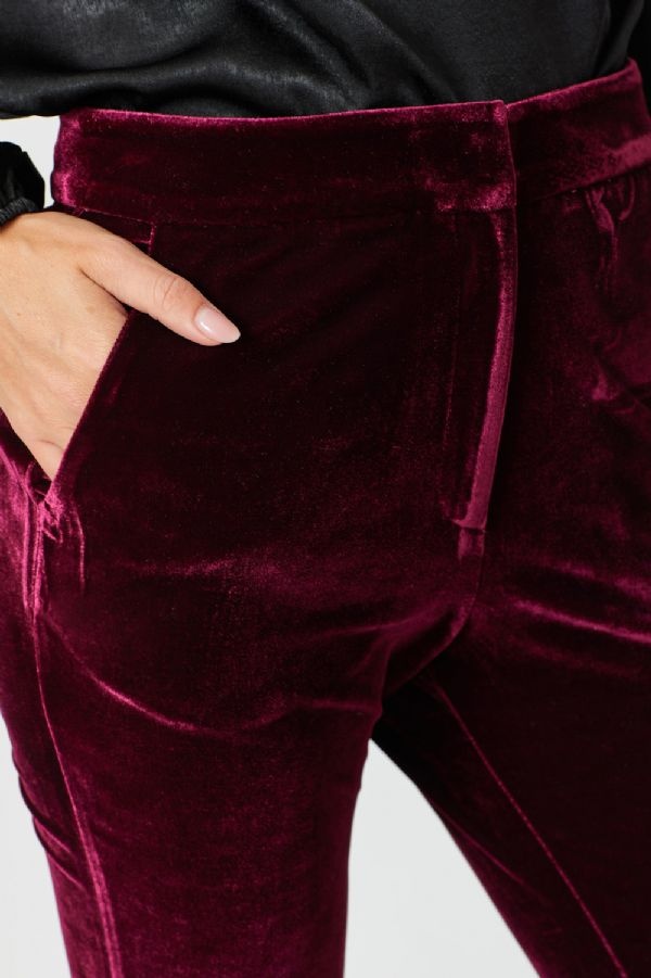 Mystree Velvet Flare Trouser