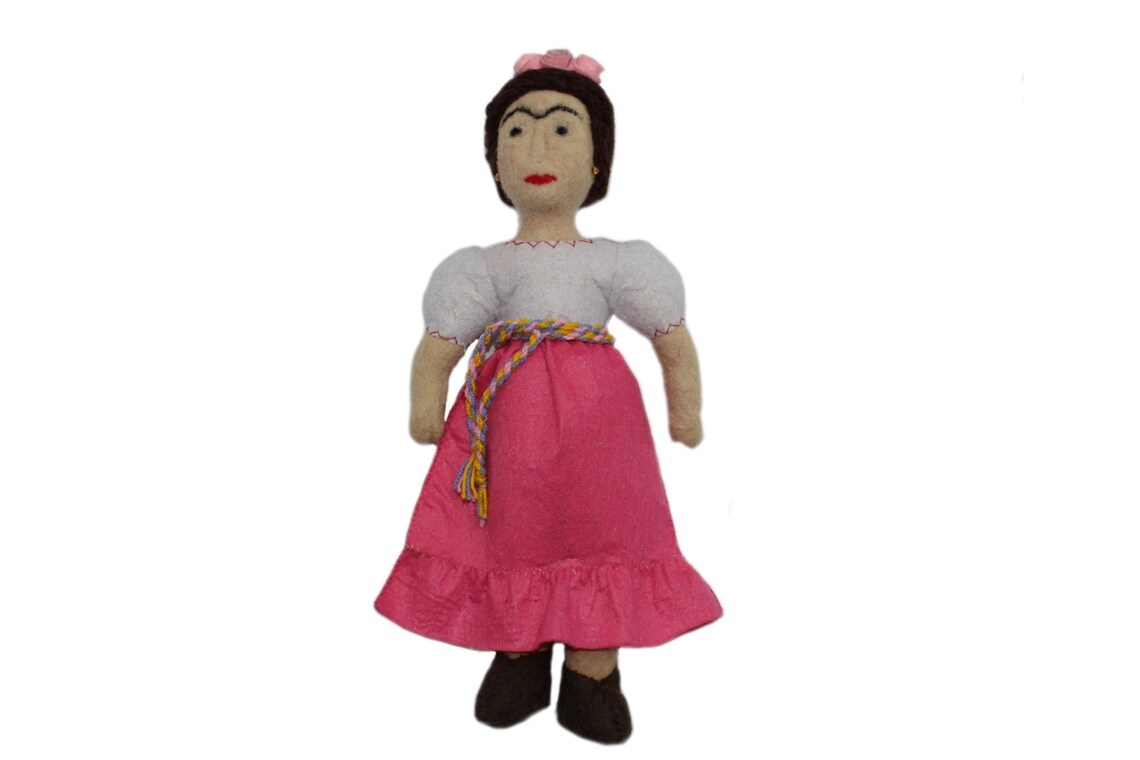 Silk Road Bazaar Frida Kahlo Felt Ornament