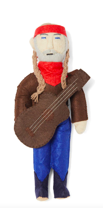 Silk Road Bazaar Willie Nelson Ornament
