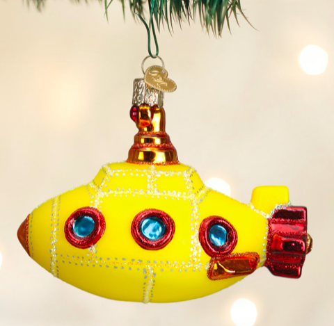 Old World Christmas Groovy Submarine Ornament