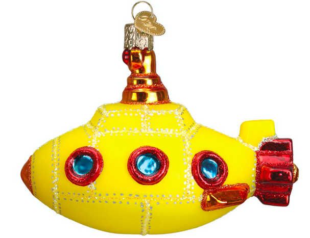 Old World Christmas Groovy Submarine Ornament