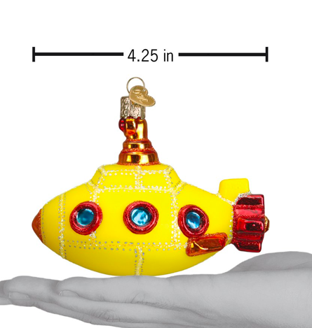 Old World Christmas Groovy Submarine Ornament