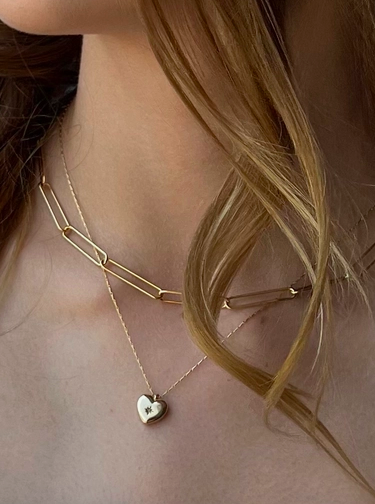 Amano Heart Of Gold Necklace