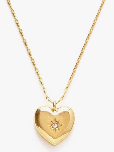 Amano Heart Of Gold Necklace