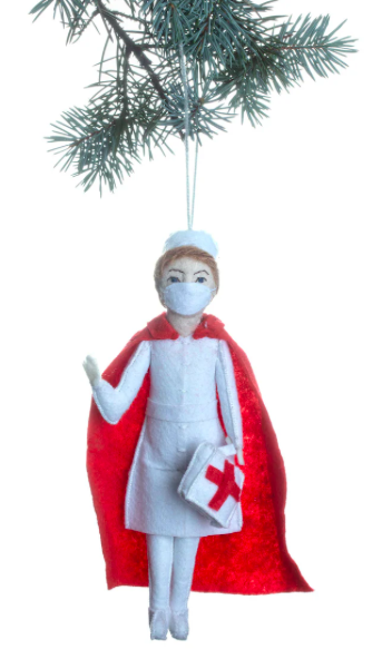 Nurse Everyday Superhero Christmas Ornament Nurse Ornament New