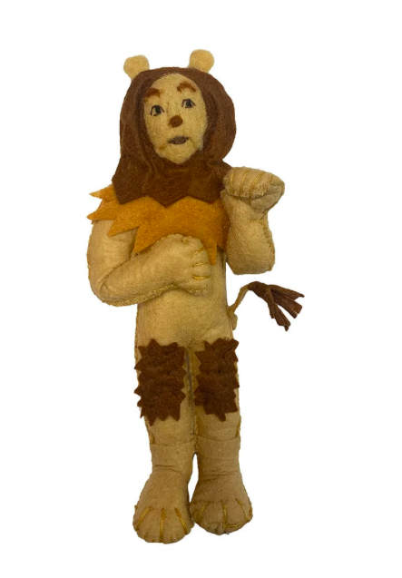 Silk Road Bazaar Cowardly Lion Ornament