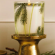 thymes Frasier Fir Candle w/ Pine Needle Pattern Glass