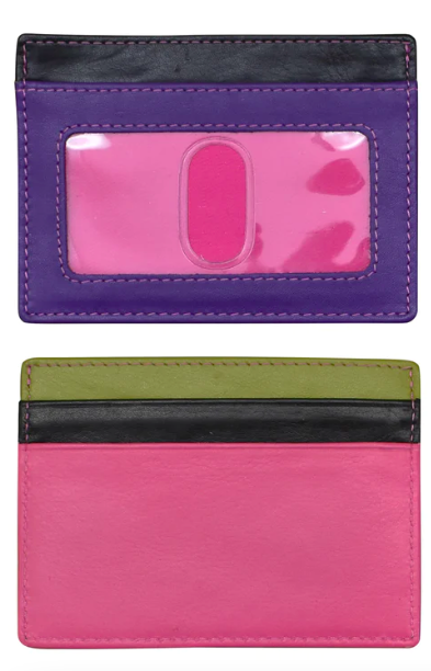 Intercontinental Leather ID Credit Card Holder