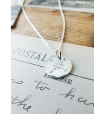 Becoming Jewelry Compass Necklace