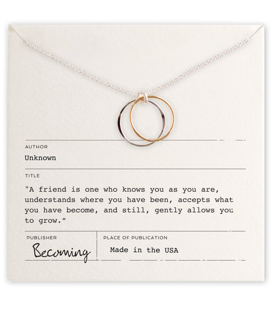Becoming Jewelry Friendship Circles Necklace