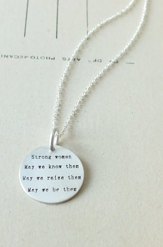 Becoming Jewelry Strong Women Necklace