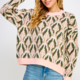 See And Be Seen Art Deco Jacquard Sweater