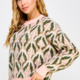 See And Be Seen Art Deco Jacquard Sweater