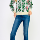 See And Be Seen Sweater w/ Roses and Glitter Hem