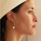 Amano Pearl Hoop Earrings