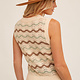 Hem & Thread Pointelle Knit Sweater Vest