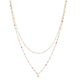 Jane Marie Layered Necklace Multi Color Beads