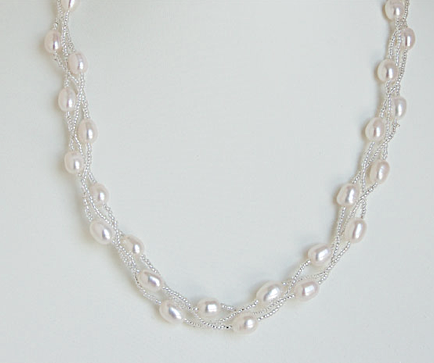 Jane Pearl World Pearl Twist Necklace w/Magnetic Clasp