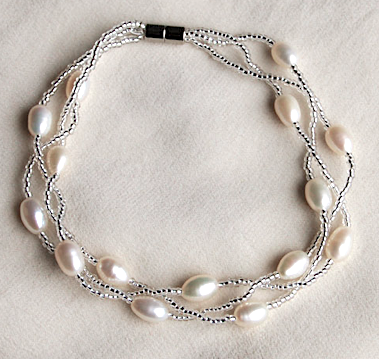 Jane Pearl World Pearl Twist Bracelet w/Magnetic Clasp