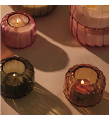 Paddywax Transparent Ribbed 4.5oz Candle