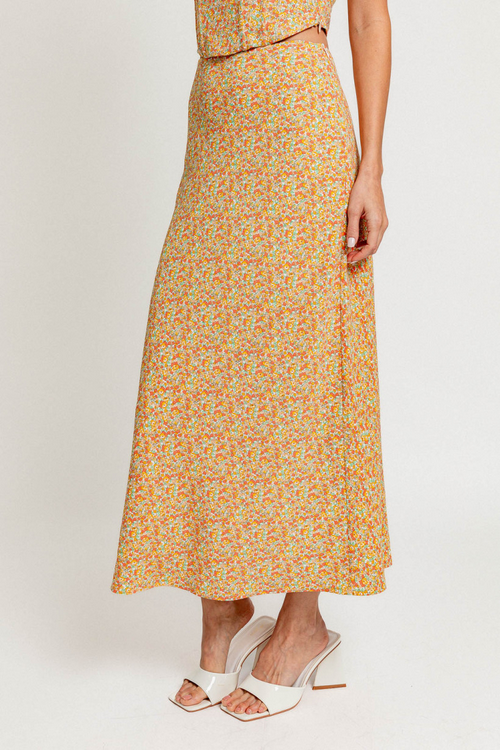 Le Lis Ditsy Floral Maxi Skirt