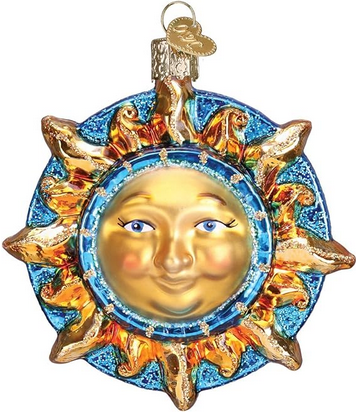 Old World Christmas Fanciful Sun Ornament