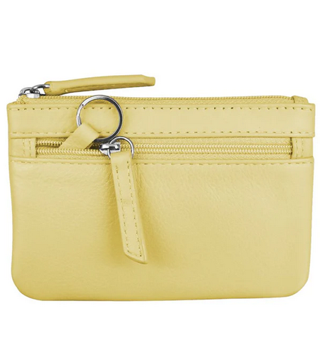 Intercontinental Leather COIN PURSE W KEY RING