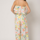 GILLI Tube Top Floral Jumpsuit