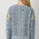 Mystree Cable Knit Sweater w/ Large Flowers