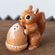 Creative Co-op Squirrel & Acorn Salt & Pepper Shaker (Set of 2)