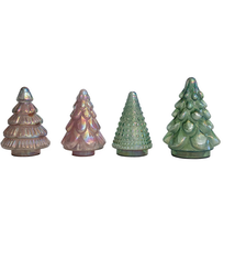 Creative Co-op Embossed Glass Tree