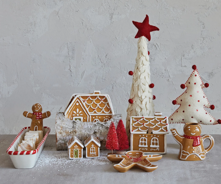 Creative Co-op GingerBread House Salt and Pepper Shaker