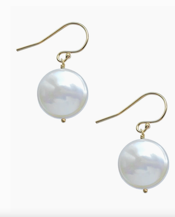 Coin Pearl Earrings - El Quetzal Philadelphia