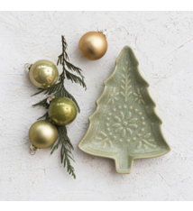 Creative Co-op Tree Shaped Plate