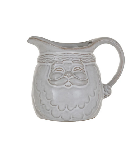 Creative Co-op Santa Shaped Creamer
