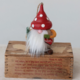 Creative Co-op Wool Gnome W/ Mushroom Hat Ornament