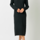 Mystree Ribbed Turtleneck Sweater Dress