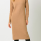 Mystree Ribbed Turtleneck Sweater Dress