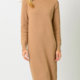 Mystree Ribbed Turtleneck Sweater Dress