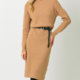 Mystree Ribbed Turtleneck Sweater Dress