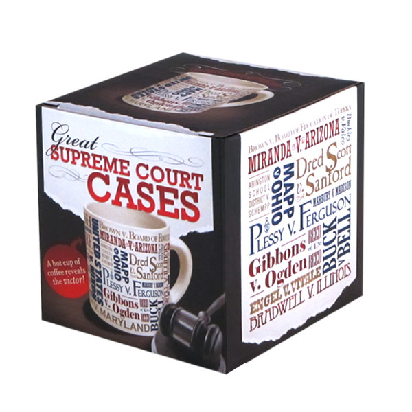 Unemployed Philosophers Guild Great Supreme Court Cases Mug