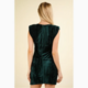 Very J Sleeveless Velvet Fitted Mini Dress