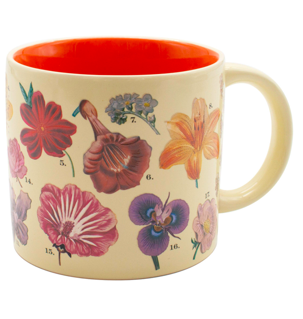 Unemployed Philosophers Guild Flowers Mug