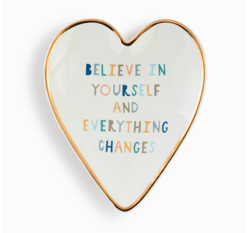 Demdaco Heart Trinket Dish