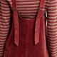 Hem & Thread SNOW WASH CORDUROY PINAFORE DRESS