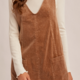 Hem & Thread SNOW WASH CORDUROY PINAFORE DRESS